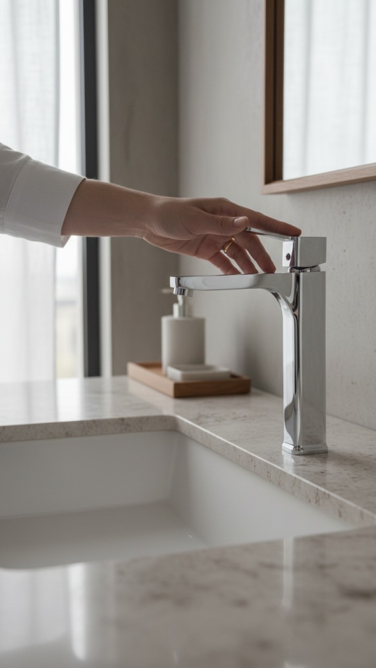 Ayliz Krom Lavabo Bataryası Çanak Boy