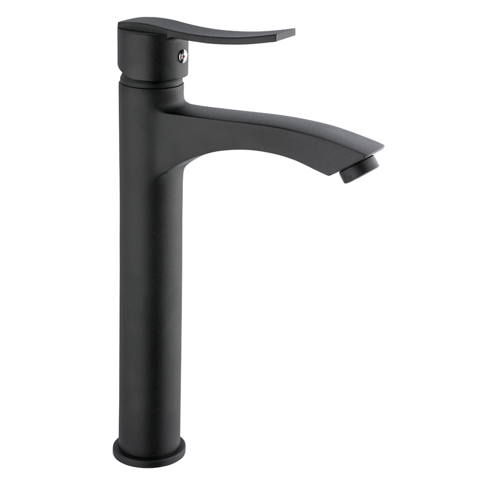 Nova Black Lavabo Bataryası Çanak Boy Siyah