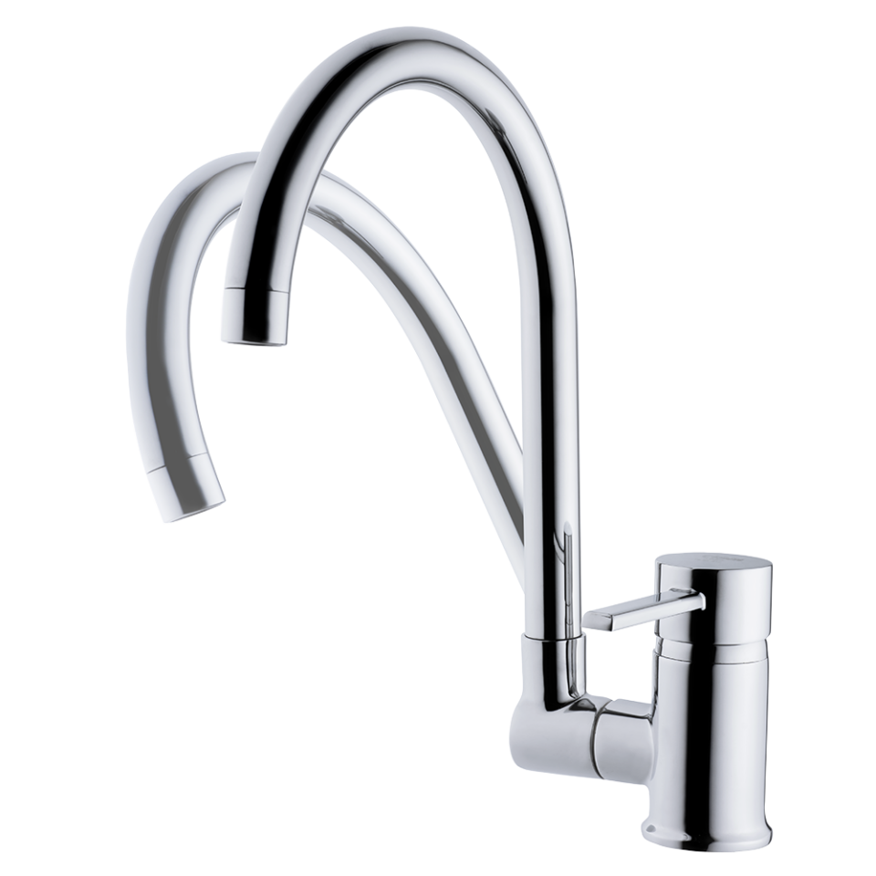 Mutfak Bataryası Pencere Önü Krom