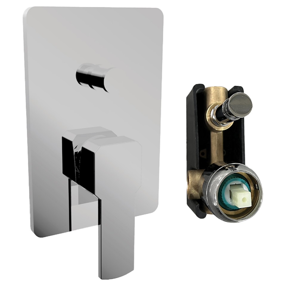 Ankastre Banyo Bataryası (Sıvaaltı) Krom