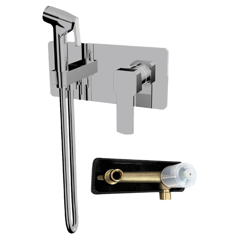 Ankastre Taharet Bataryası Krom (Sıvaaltı)