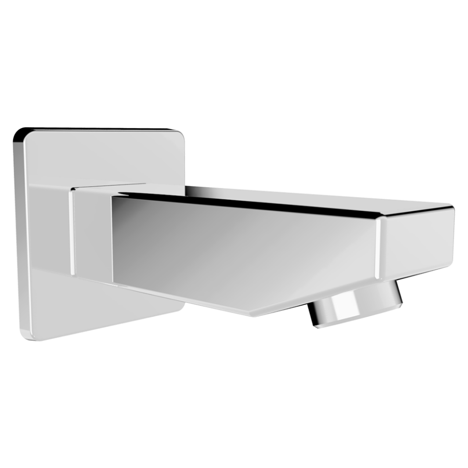 Ayırıcısız Duş Çıkışı Gaga Kare Kısa Krom