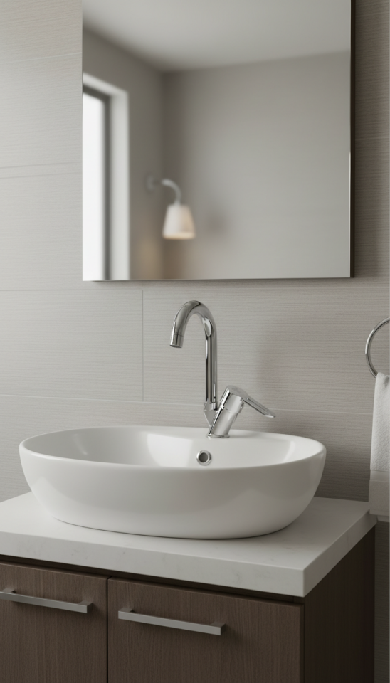 TulipEko Lavabo Bataryası Krom