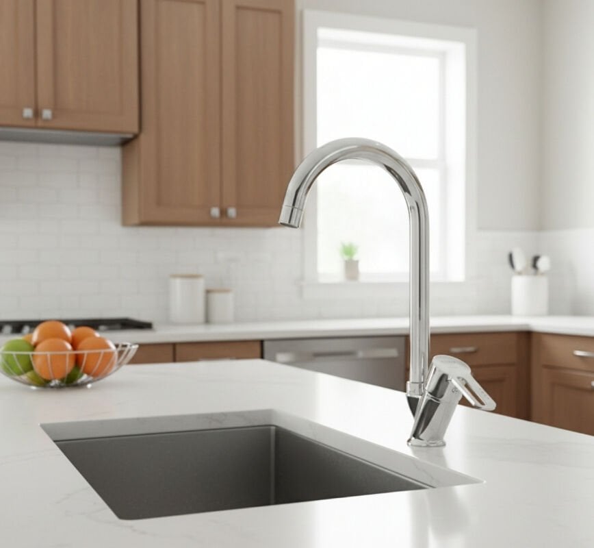 TulipEko Mutfak Bataryası Krom