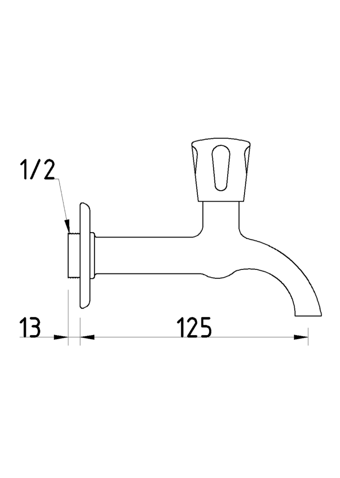 Uzun Musluk Artı Siyah