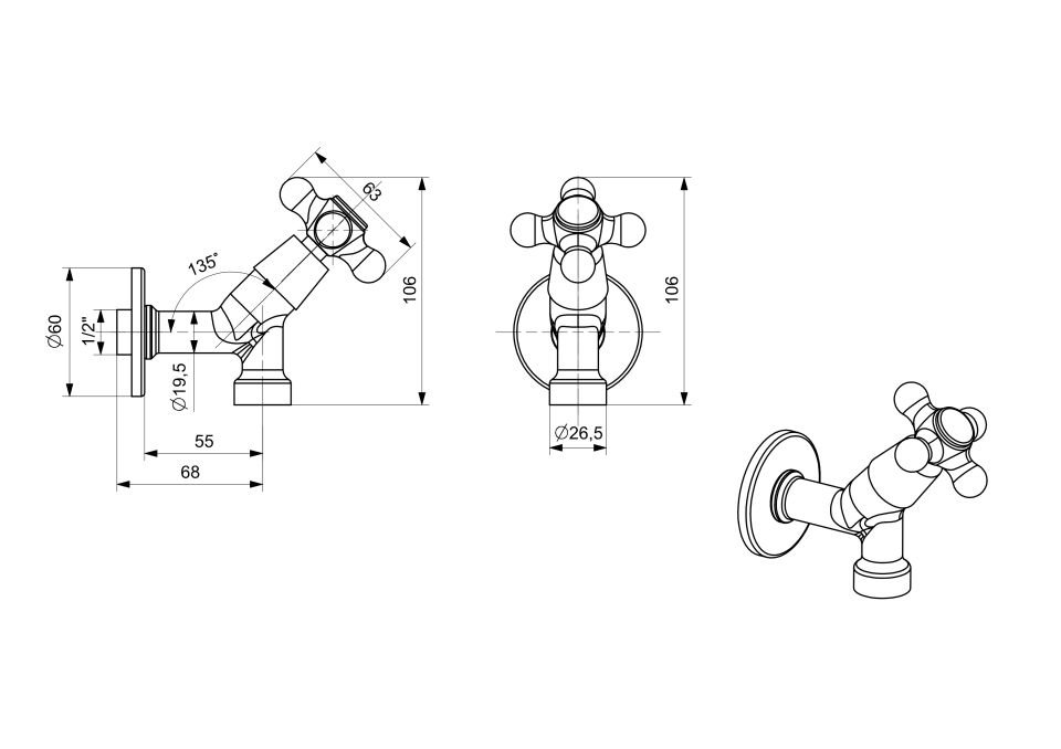 Nostalji Antik Çamaşır Musluğu