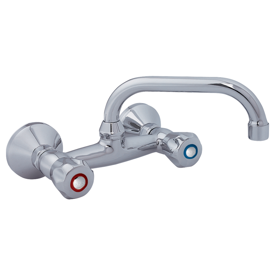 Daisy Mutfak Bataryası Döner Borulu Krom