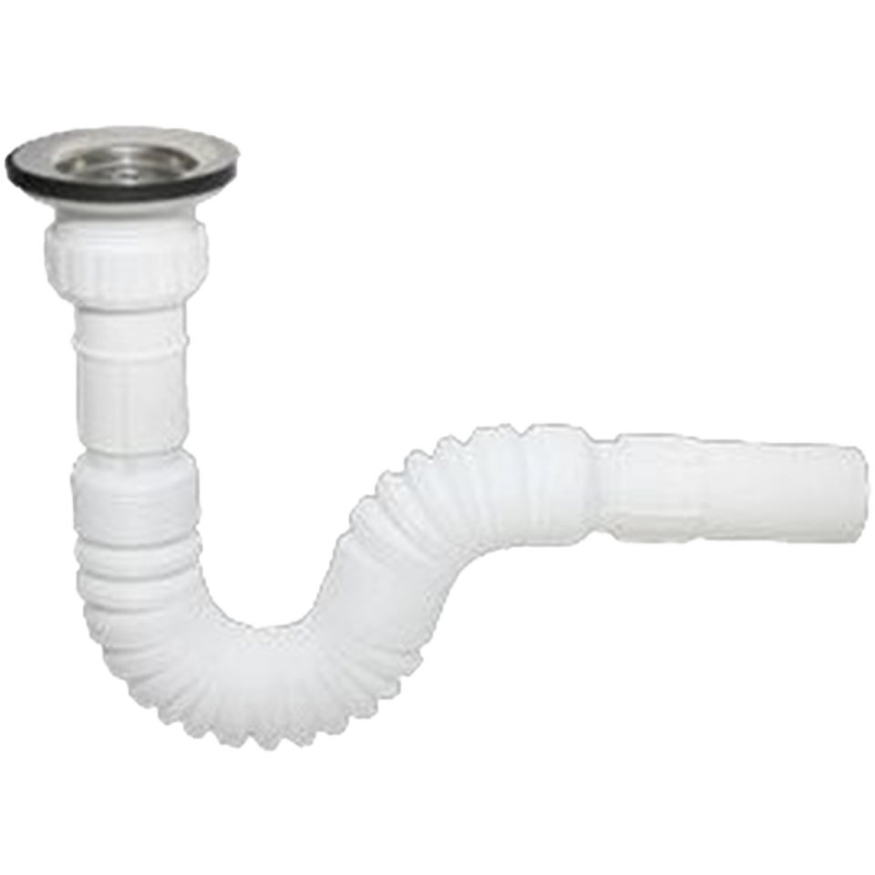 Körüklü Lavabo Sifonu (Plastik)