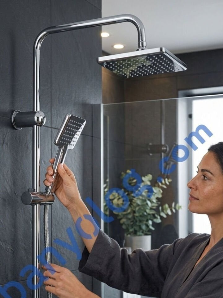 Robot Tepe Duş Sistemi Nova Krom