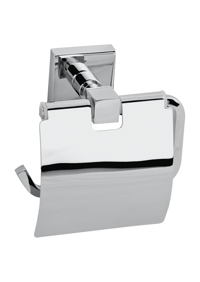 Kapaklı Tuvalet Kağıtlığı Pirinç STORK