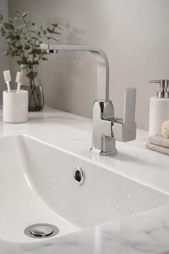 Robin Lavabo Bataryası Borulu Krom