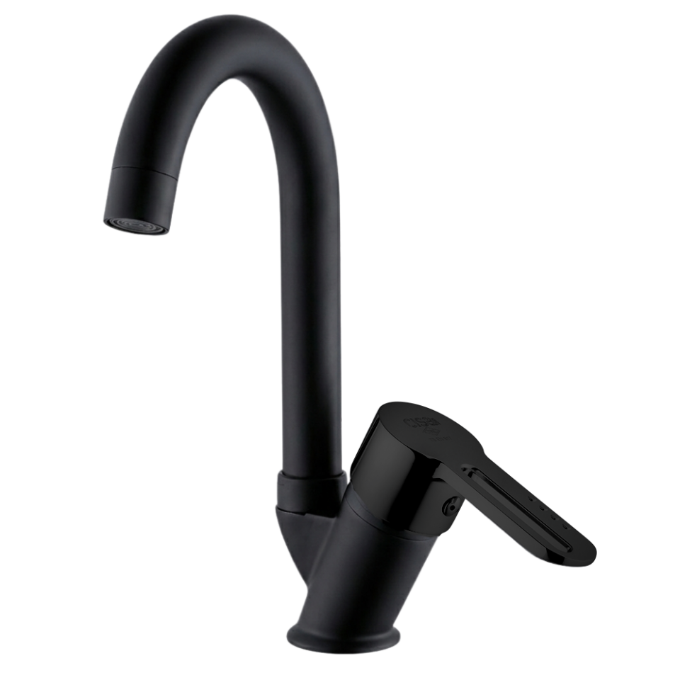 TulipEko Lavabo Bataryası Siyah (Borulu)