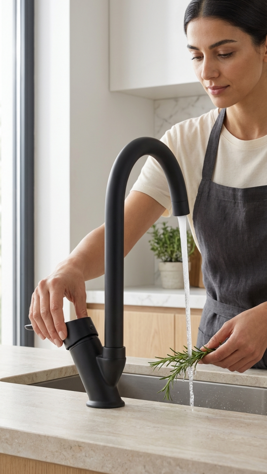 TulipEko Mutfak Bataryası Siyah (Borulu)